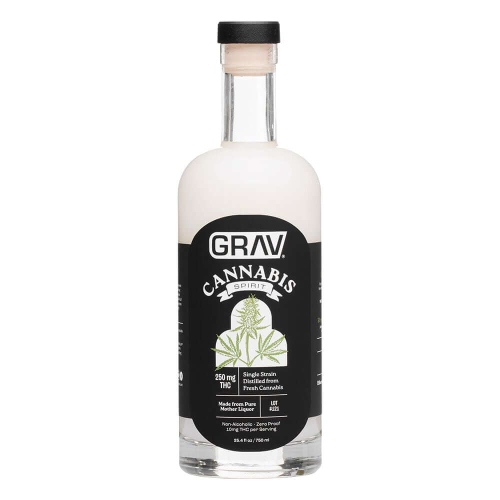 GRAV Black Label D9 THC Spirits - 250mg / 750ML