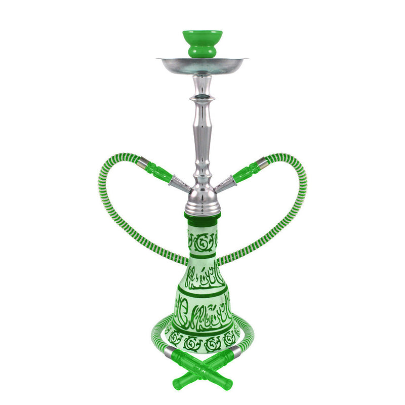 20" Hieros 2-Hose Premium Hookah - Colors Vary - Cheapnotic