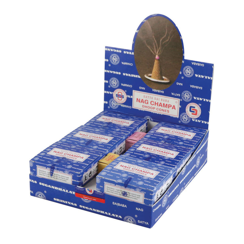 Satya Cone Incense - 12 cones per pack 12pcs