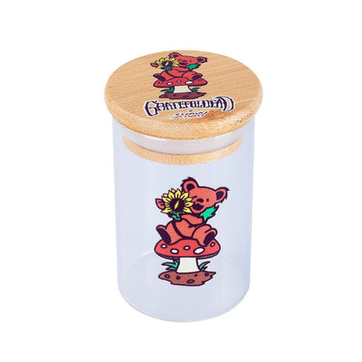 GRATEFUL DEAD GLASS STASH JAR