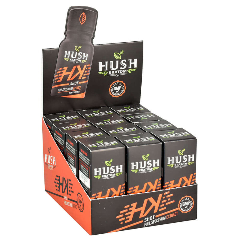 Hush HK Kratom Shot - 10ml 12PC DISP