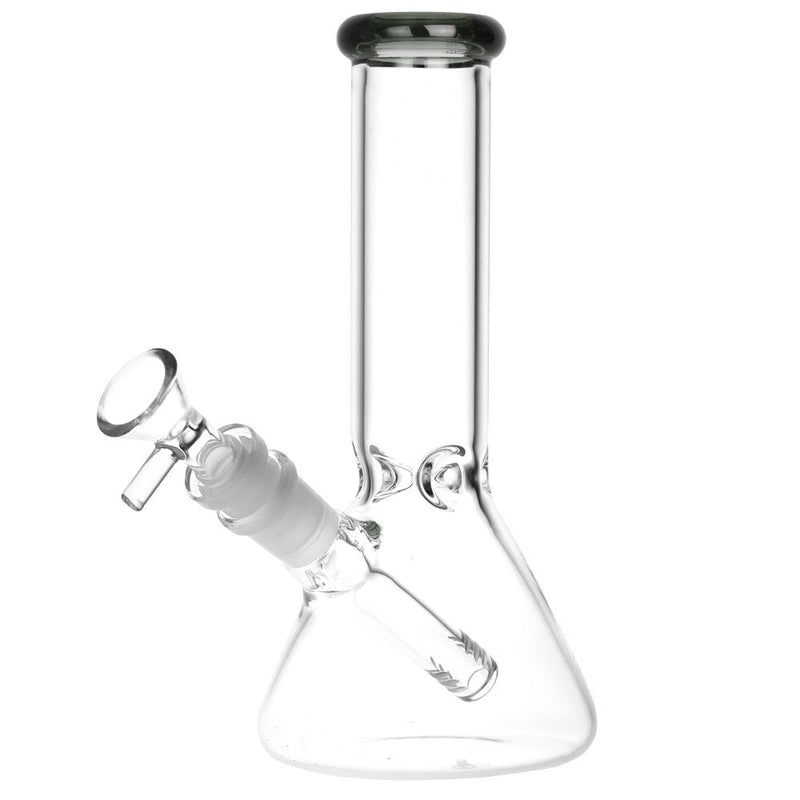 Classic Glass Beaker Water Pipe - 8" / 14mm F / Colors Vary - Cheapnotic