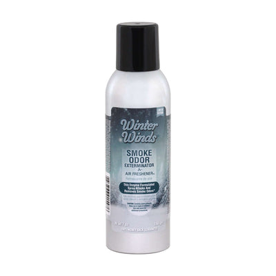 Winter Winds Smoke Odor Exterminator spray bottle for eliminating smoke and household odors.