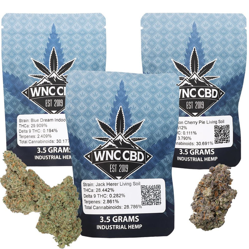 WNC CBD High THCA Indoor Living Soil Flower | 3.5g