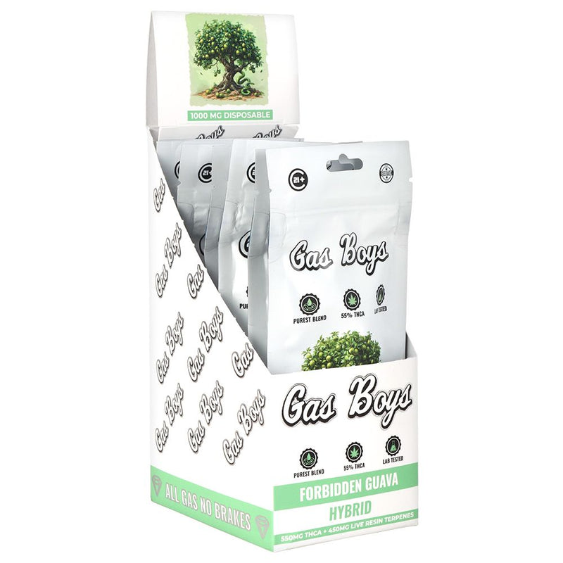 Gas Boys THCA Disposable Vape | 1g | 10ct Display - 1000 mg disposable hybrid with a pure and potent experience.