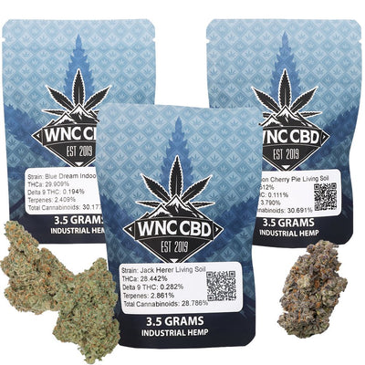 WNC CBD High THCA Indoor Living Soil Flower | 3.5g