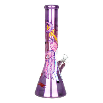 Unicorn Glow Beaker Water Pipe | 13.5" | 14mm F