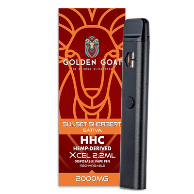 HHC Vape Device, 2000mg, Rechargeable/Disposable - Sunset Sherbert