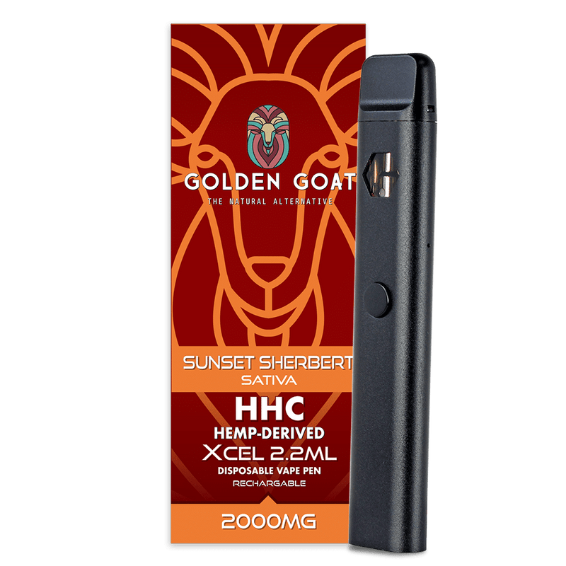 HHC Vape Device, 2000mg, Rechargeable/Disposable - Sunset Sherbert