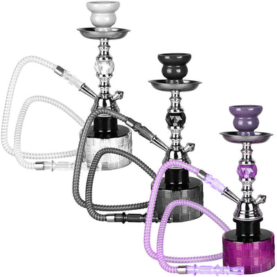 Premium Ripple Hookah | 13" | Colors Vary - Cheapnotic