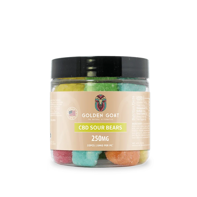 CBD Gummies 250MG - Sour Bears