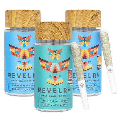 Revelry Premium Indoor THCA Pre-Rolls | 0.5g | 7pc Pack