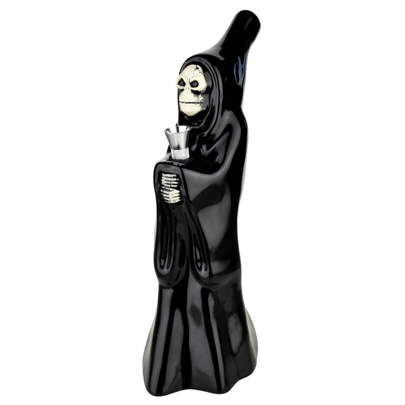 Hooded Skeleton Cupbearer Ceramic Bong