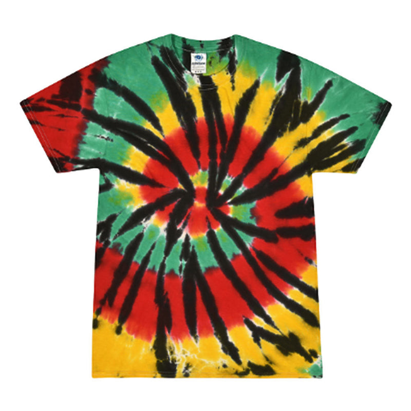 Rasta Web Short Sleeve Tie-Dye T-Shirt