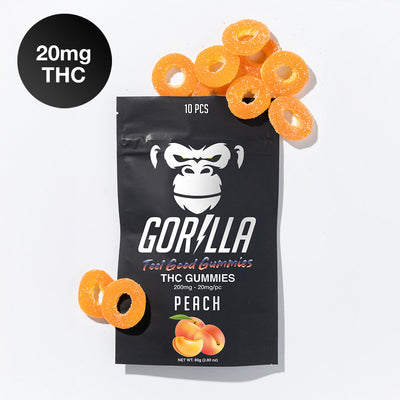 Gorilla THC Gummies - 20MG Delta 9 (10pc)