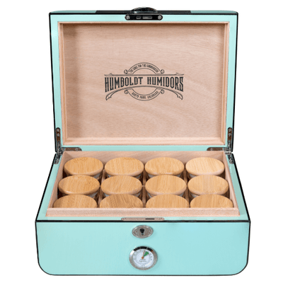 Art Deco Teal Humboldt Humidor