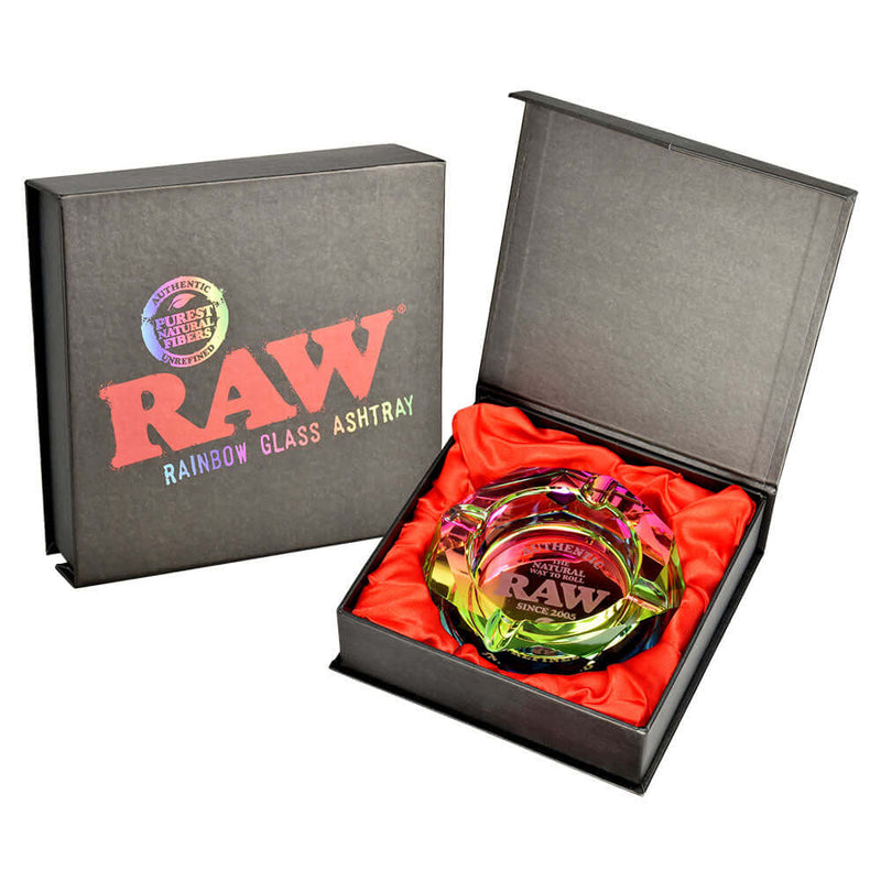 RAW Prism Glass Ashtray | 4.5"