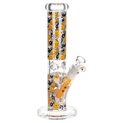 Pulsar Design Series Straight Tube Glass Water Pipe | 12" | 14mm F