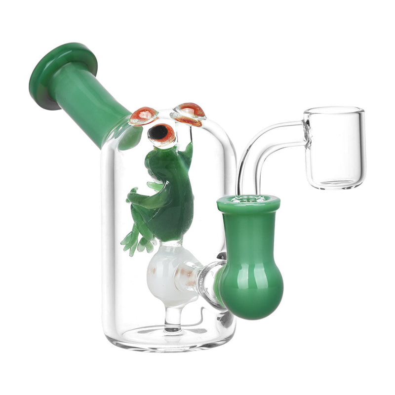 Fun Guy Frog Mini Dab Rig - 4.25" / 14mm F - Cheapnotic