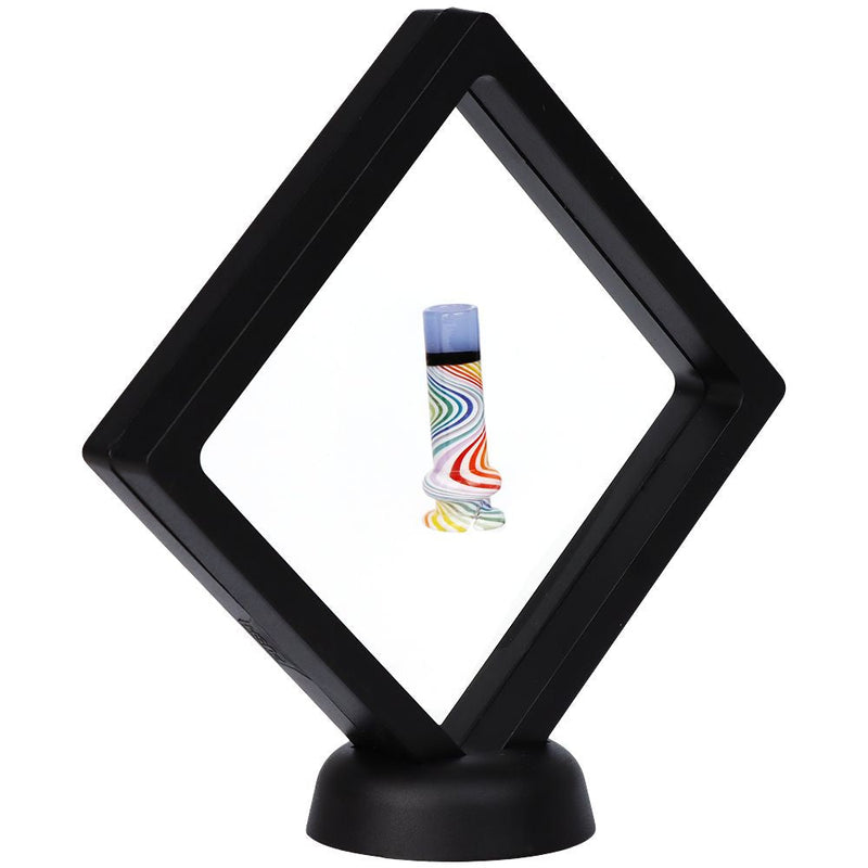 Pulsar Candy Stripe Glass Mouthpiece Attachment for Puffco Pivot w/ Display Stand - Colors Vary