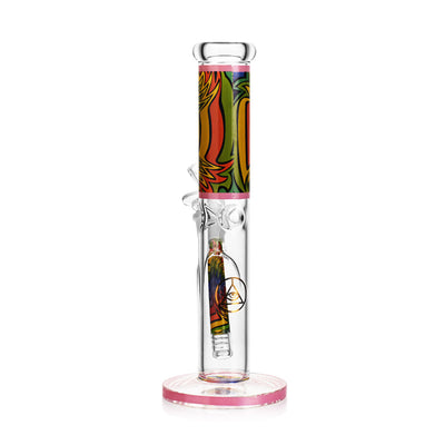 Ritual Smoke - Prism 10" Glass Straight Tube - Pink