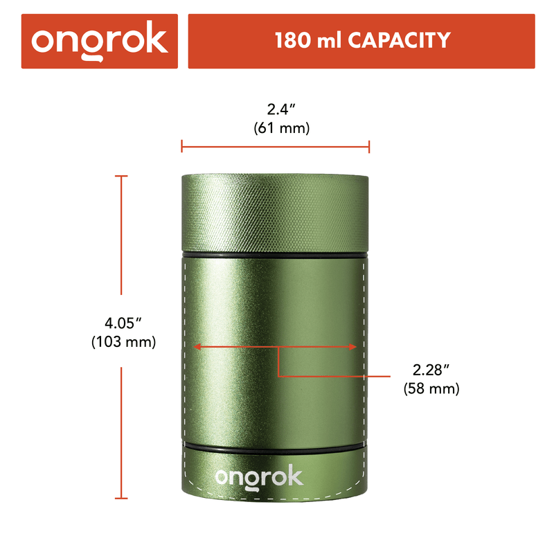 Ongrok Aluminum Metal Storage Jar