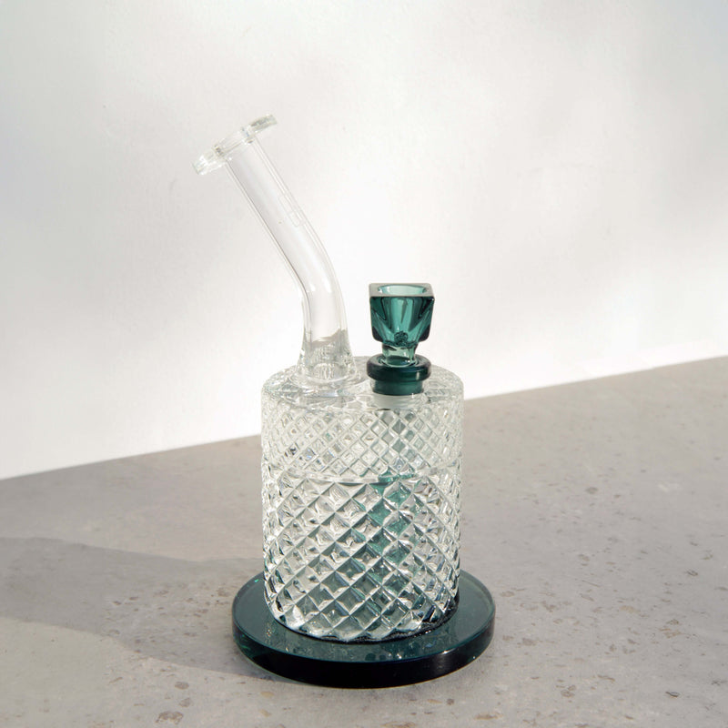 Jane West Twenties Collection Water Pipe | Teal