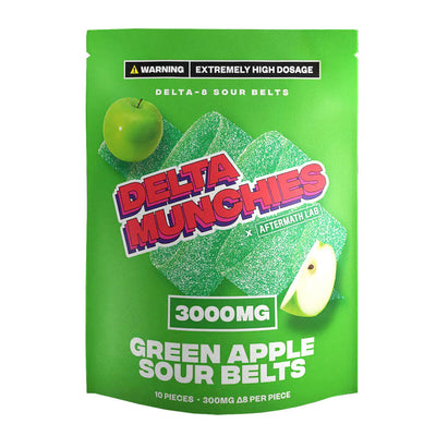 Delta Munchies D8 Sour Belts | 3000mg