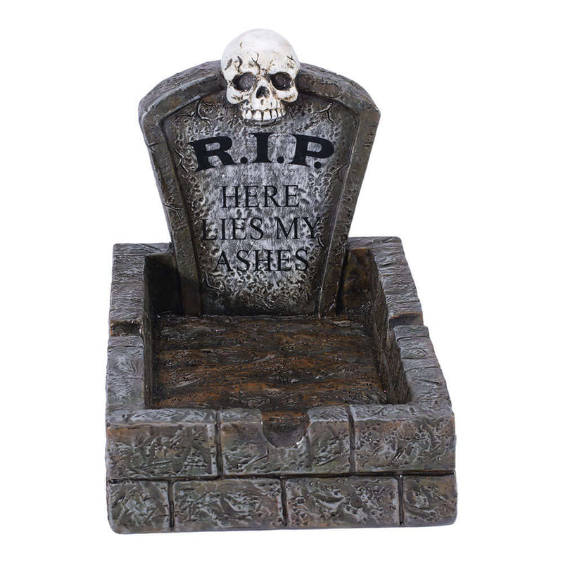 Fujima RIP Tombstone Ashtray - 6.3"