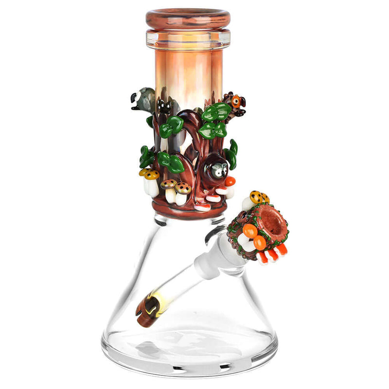 Empire Glassworks Baby Beaker Water Pipe - 8"/14mm F/Renew the Redwood - Cheapnotic