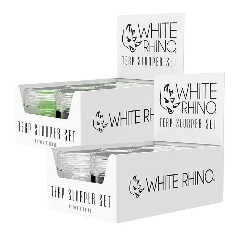 White Rhino Terp Slurper Marble Set | 3pc | 6ct Display