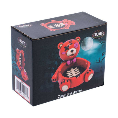 RED ZOMBIE BEAR ASHTRAY