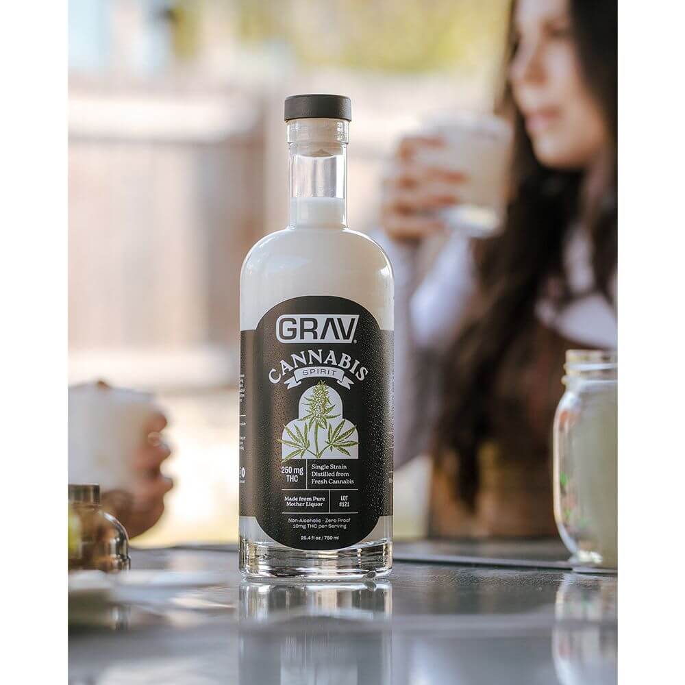 GRAV Black Label D9 THC Spirits - 250mg / 750ML