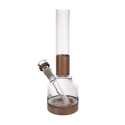 MJ Arsenal Alpine Series - Palisade Water Pipe with Milled Black Walnut accents for smooth, flavorful hits.