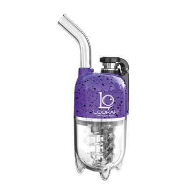 Lookah Dragon Egg Vaporizer in purple, compact design for powerful vaping experience with adjustable voltage settings.