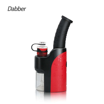 Waxmaid 6.73'' Dabber Electric Dab Rig with red and black design for efficient and controlled dabbing experience