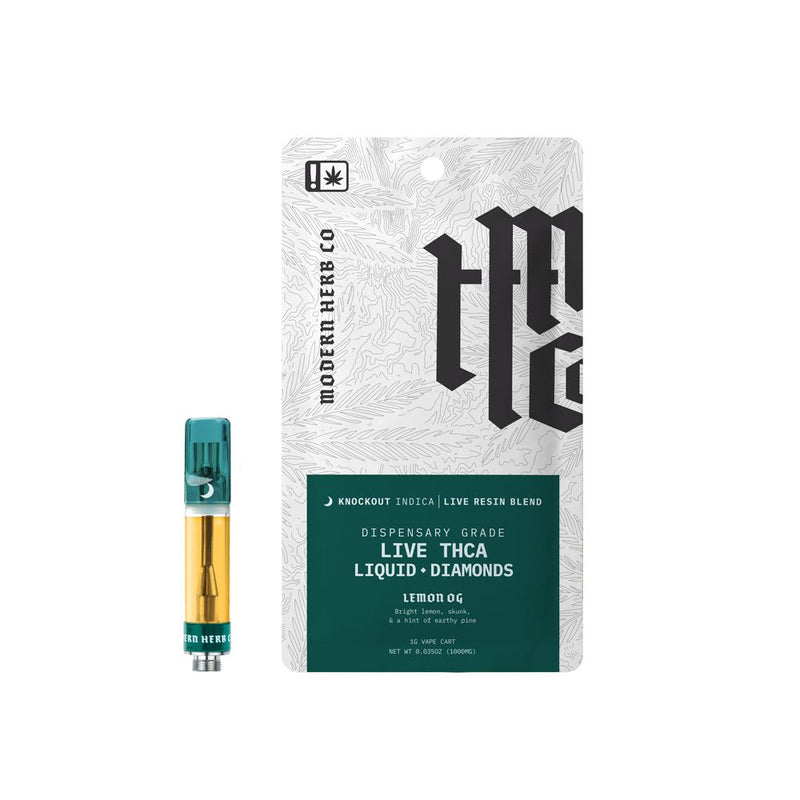 Modern Herb Co Liquid Diamonds THCA Cartridge - 1g 12ct