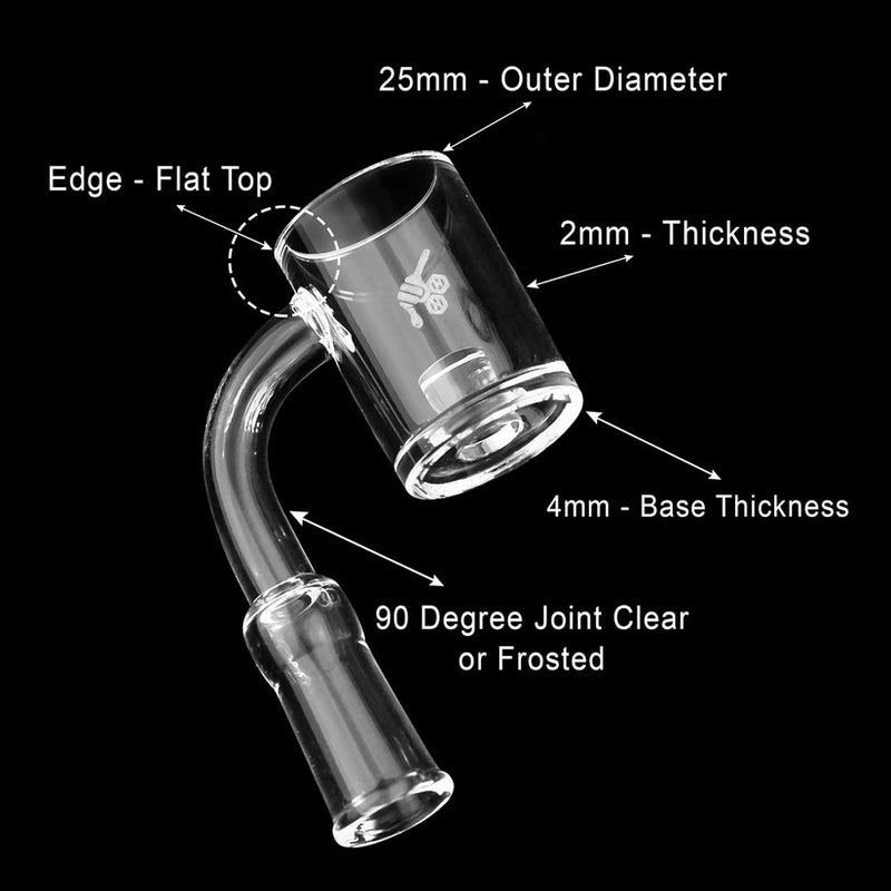 CORE REACTOR QUARTZ BANGER - 90° DEGREE | YL