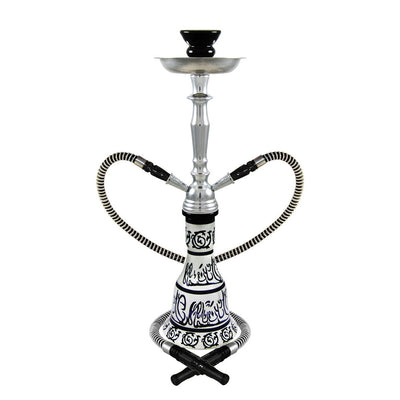 20" Hieros 2-Hose Premium Hookah - Colors Vary - Cheapnotic