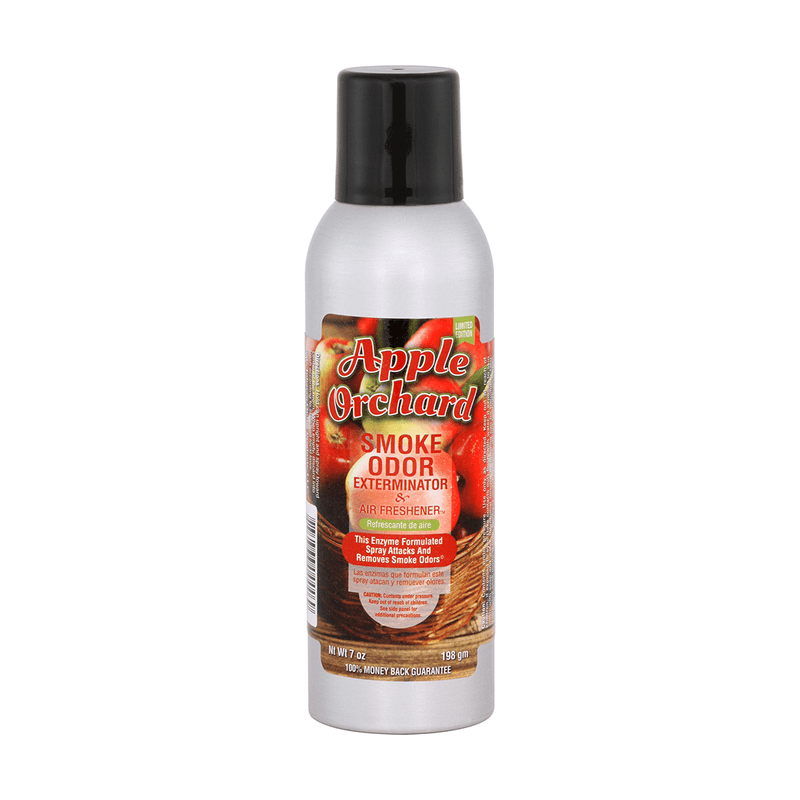 Apple Orchard Smoke Odor Exterminator spray bottle for eliminating smoke and household odors effectively.