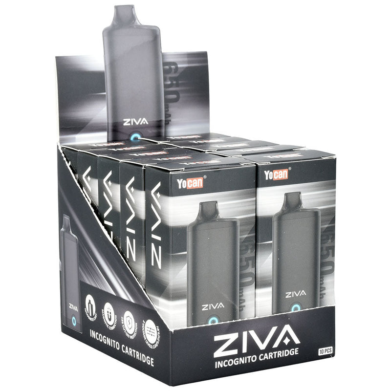 Yocan Ziva VV Auto-Draw 510 Battery | 650mAh | 10pc Display