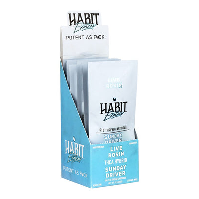 Habit Exotics THCA Rosin Ceramic Cartridge | 1g | 10ct Display