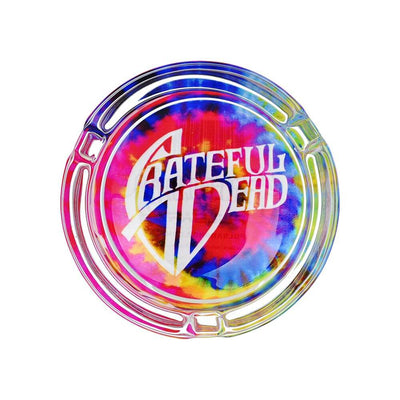 6CT DISP - Grateful Dead x Pulsar Licensed Glass Ashtrays - 3.5" / Assorted Styles