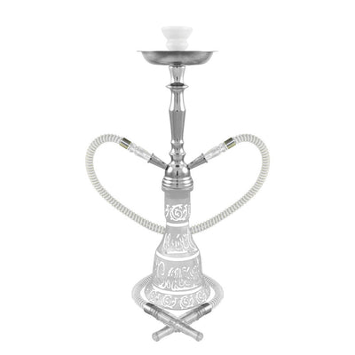 20" Hieros 2-Hose Premium Hookah - Colors Vary - Cheapnotic