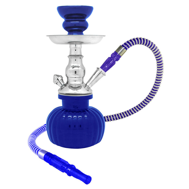 9" Petite 1-Hose Premium Hookah - Colors Vary - Cheapnotic