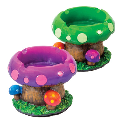 Fujima Fairytale Mushroom Ashtray - 3.5"/Asst - 4PC DISP