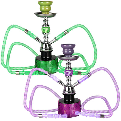 Premium Ripple Hookah | 13" | Colors Vary - Cheapnotic