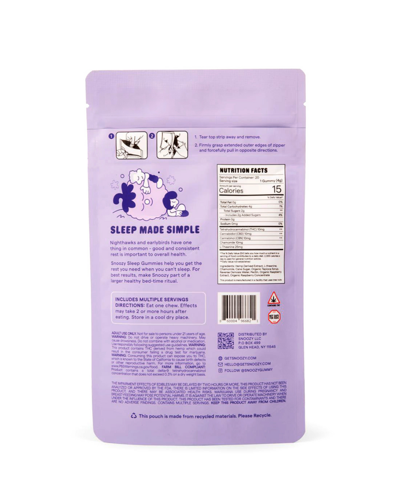 Snoozy Sleep with Benefits- Extra Strength