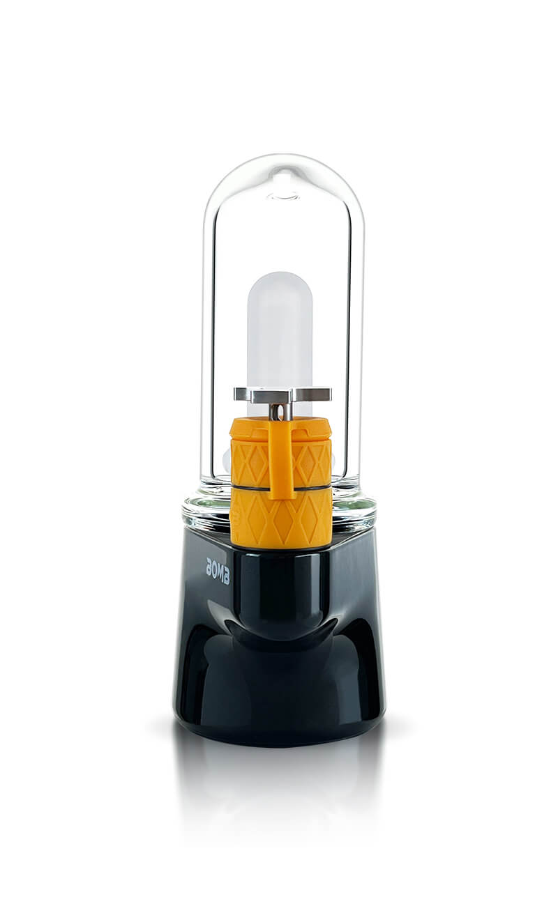 BOMB ERIG Sykloud - Portable Electric Dab Rig - Black displayed against a white background.