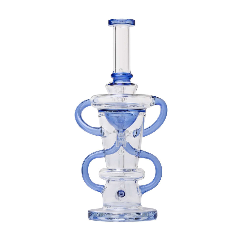 Human Grade 10.25" Straight Recycler Glass Water Pipe